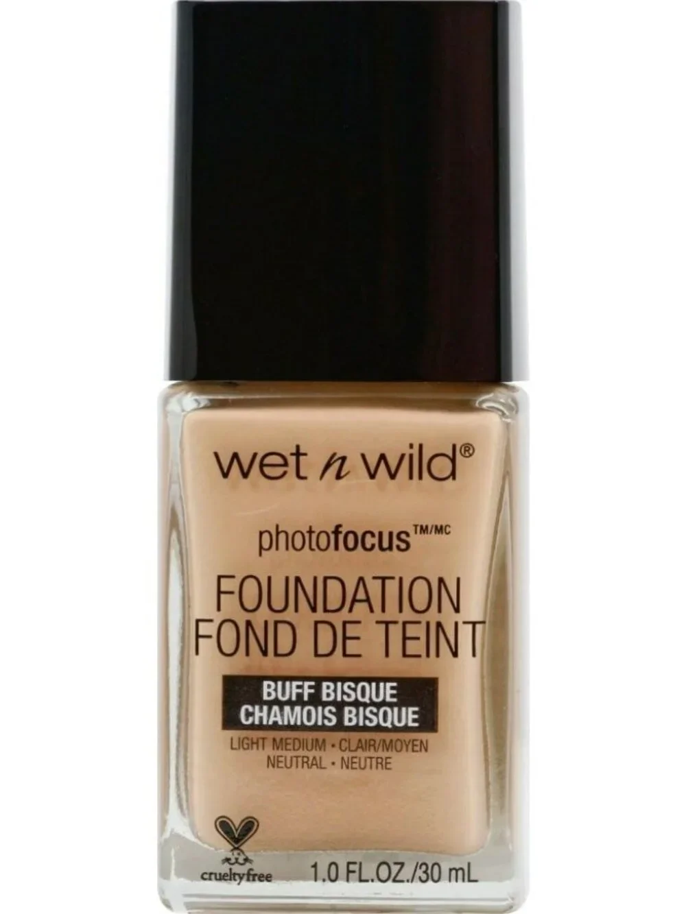 Wet N Wild Photo Focus Matte Liquid Foundation Buff Bisque 366C 1.0 Fl Oz Light